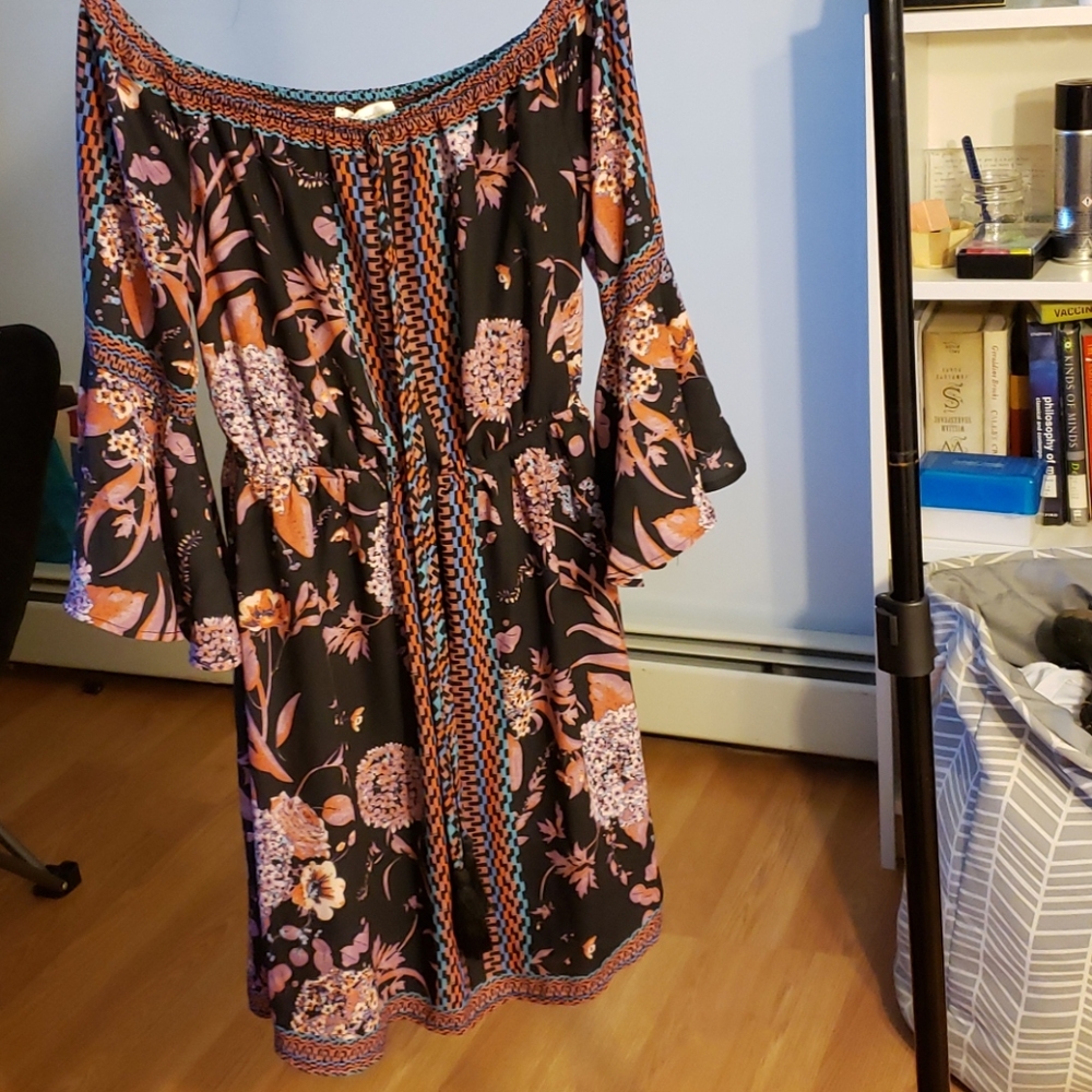 Off the shoulder summer dress
